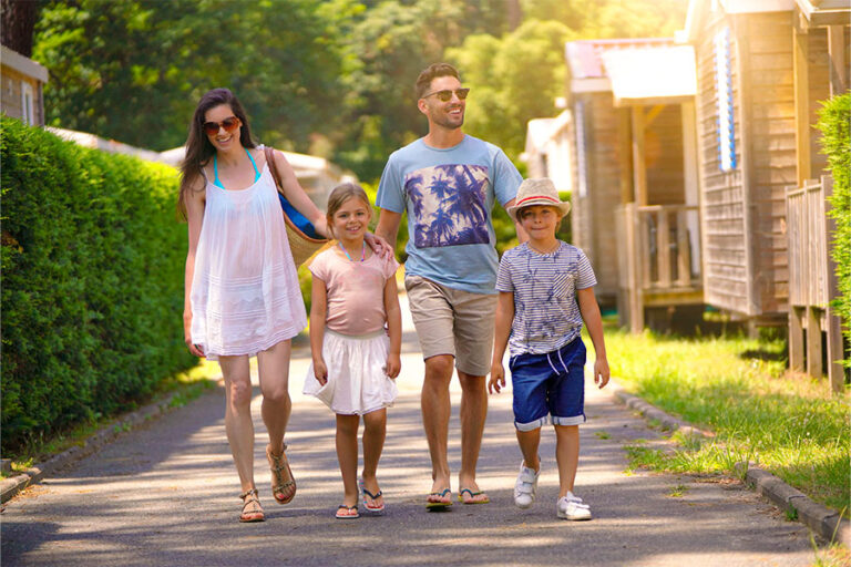 famille camping