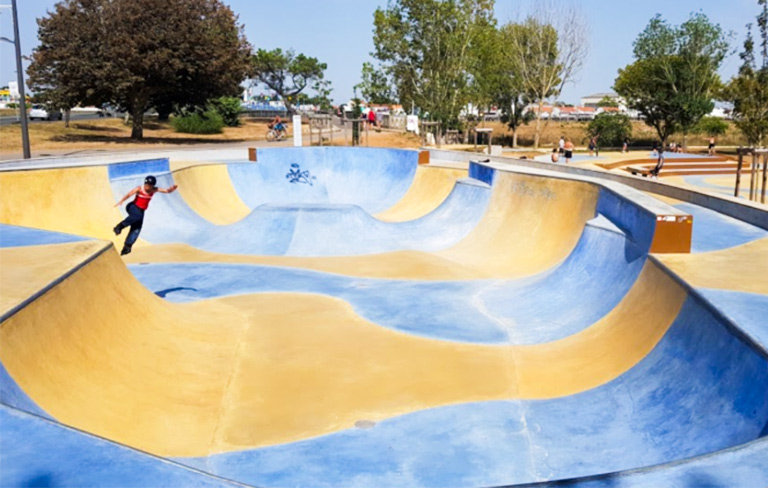 skate park camping les violettes vendee